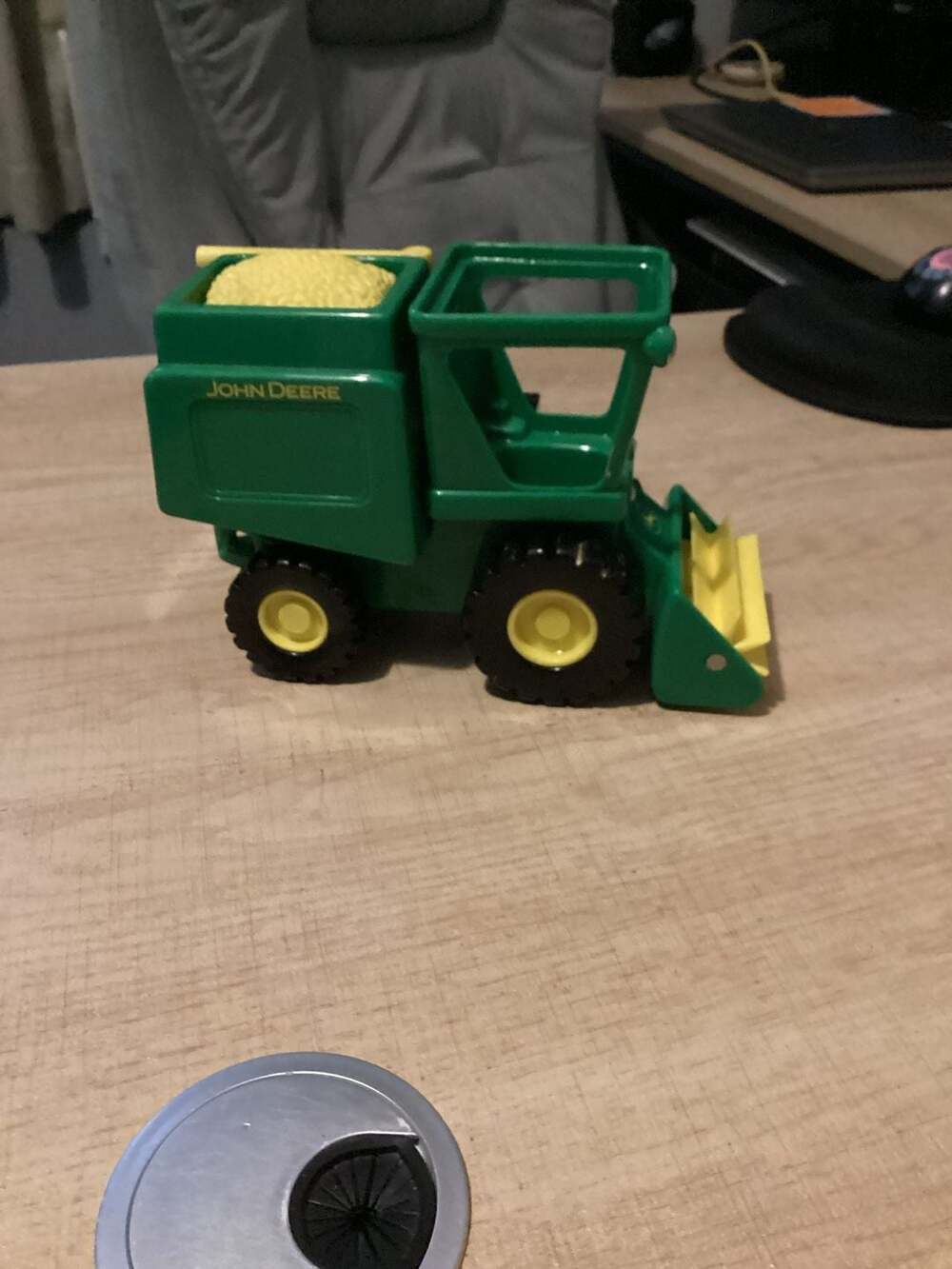 John Deere 1st Farming Fun Plastic Corn Harvester Combine Toy